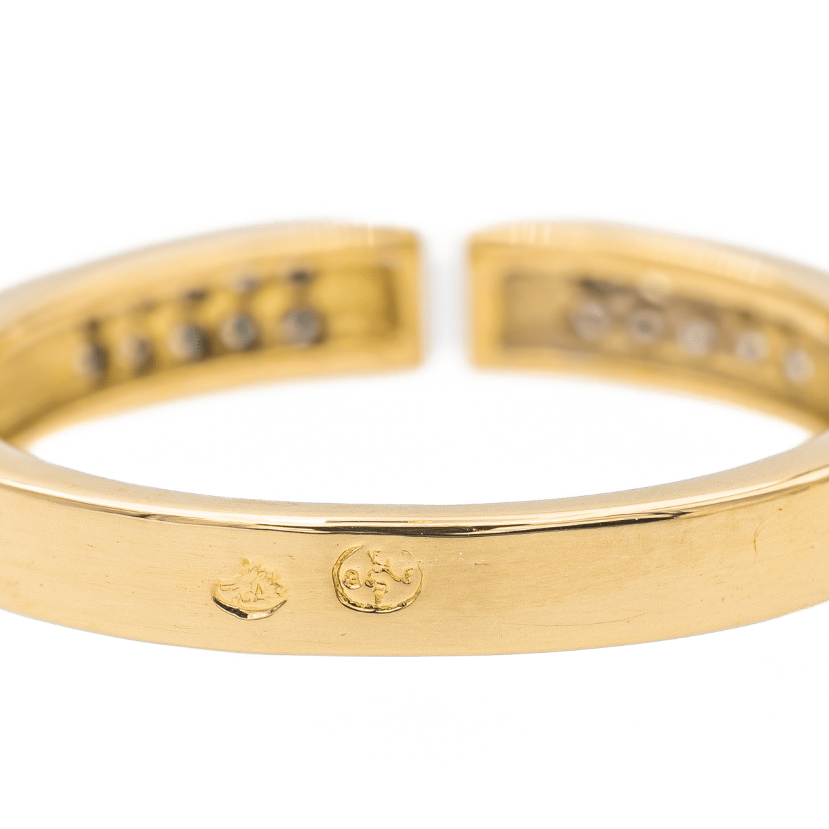 Bague Or jaune Diamant - Castafiore