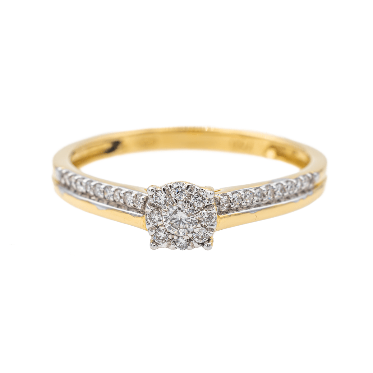 Bague Or jaune Diamant - Castafiore
