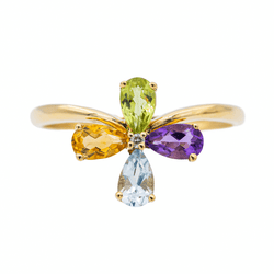Bague Or jaune Diamant - Castafiore