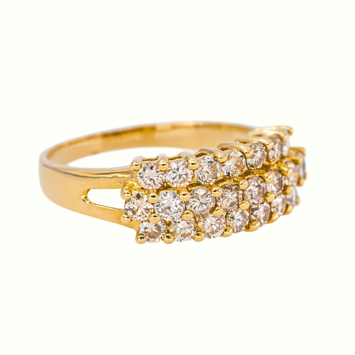 Bague Or jaune Diamant - Castafiore