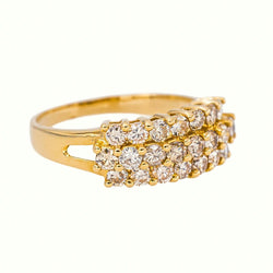 Bague Or jaune Diamant - Castafiore