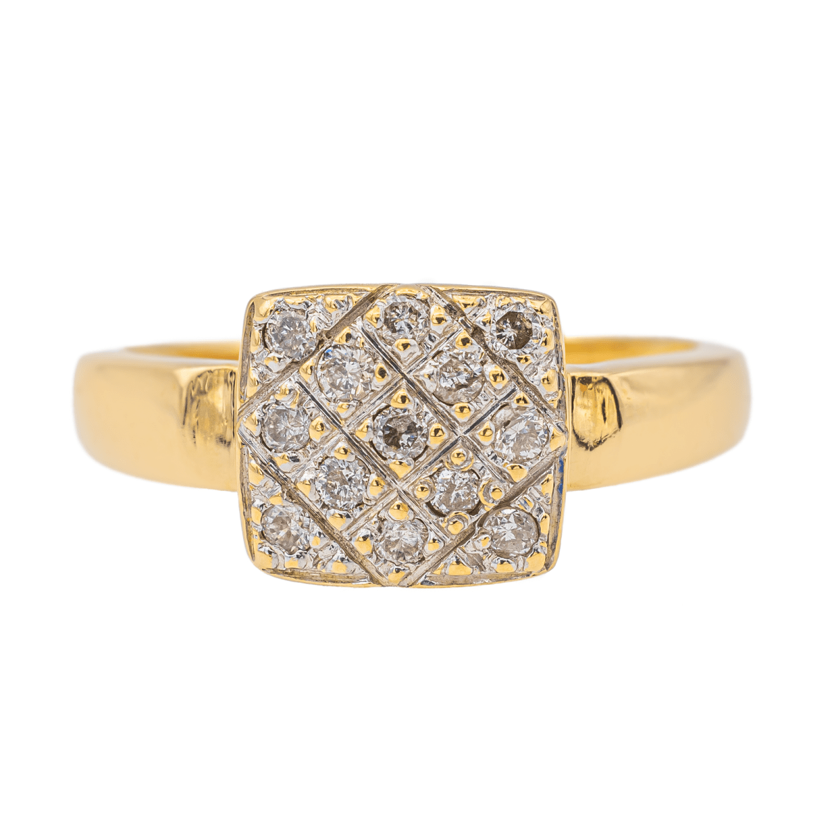 Bague Or jaune Diamant - Castafiore