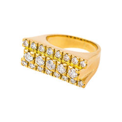 Bague Or jaune Diamant - Castafiore