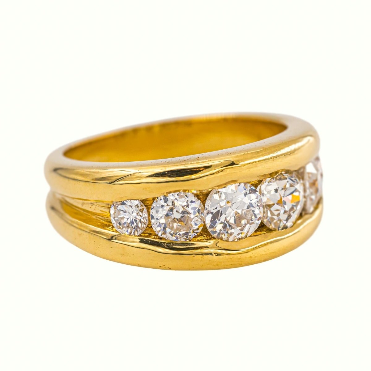Bague Or jaune Diamant - Castafiore
