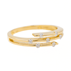 Bague Or jaune Diamant - Castafiore
