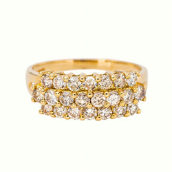 Bague Or jaune Diamant - Castafiore