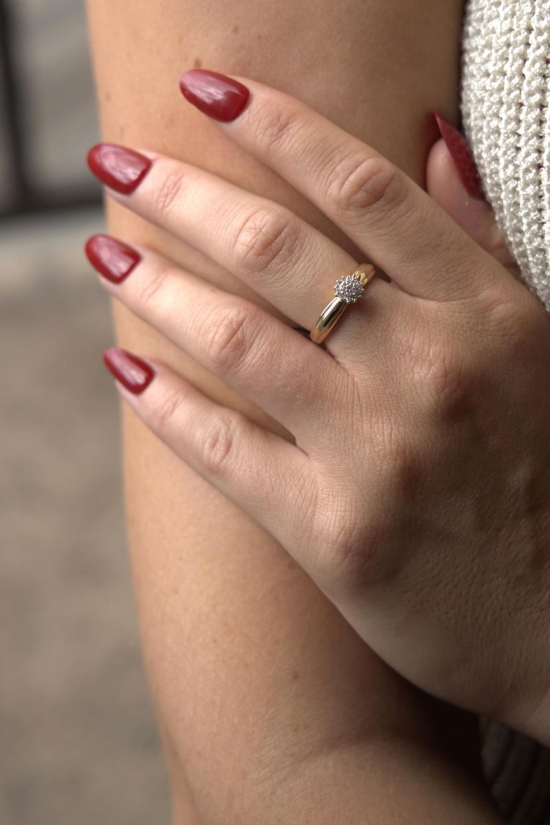 Bague or jaune Diamant - Castafiore