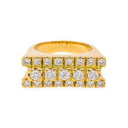 Bague Or jaune Diamant - Castafiore