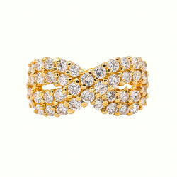 Bague Or jaune Diamant - Castafiore