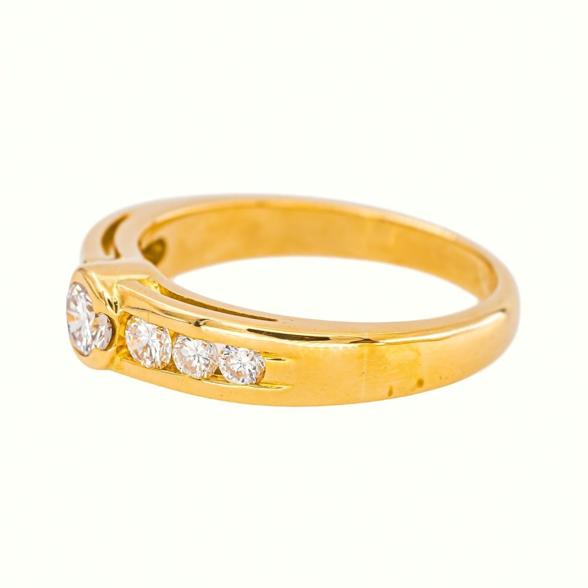 Bague Or jaune Diamant - Castafiore