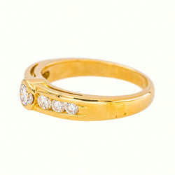 Bague Or jaune Diamant - Castafiore