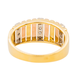 Bague Or jaune Diamant - Castafiore