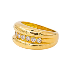 Bague Or jaune Diamant - Castafiore