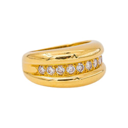 Bague Or jaune Diamant - Castafiore