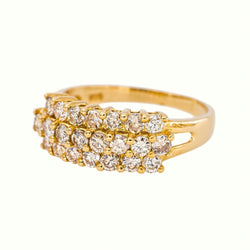 Bague Or jaune Diamant - Castafiore
