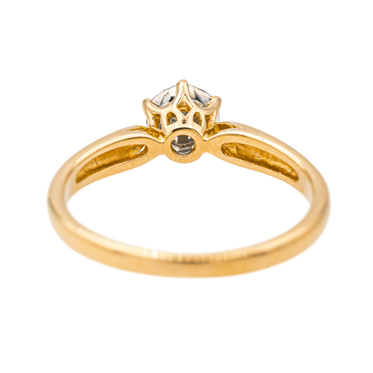 Bague Or jaune Diamant - Castafiore