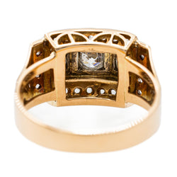 Bague Or jaune Diamant - Castafiore