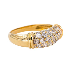 Bague Or jaune Diamant - Castafiore