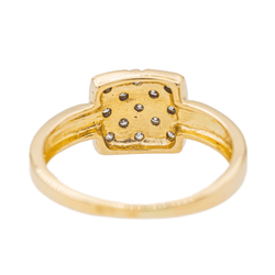 Bague Or jaune Diamant - Castafiore