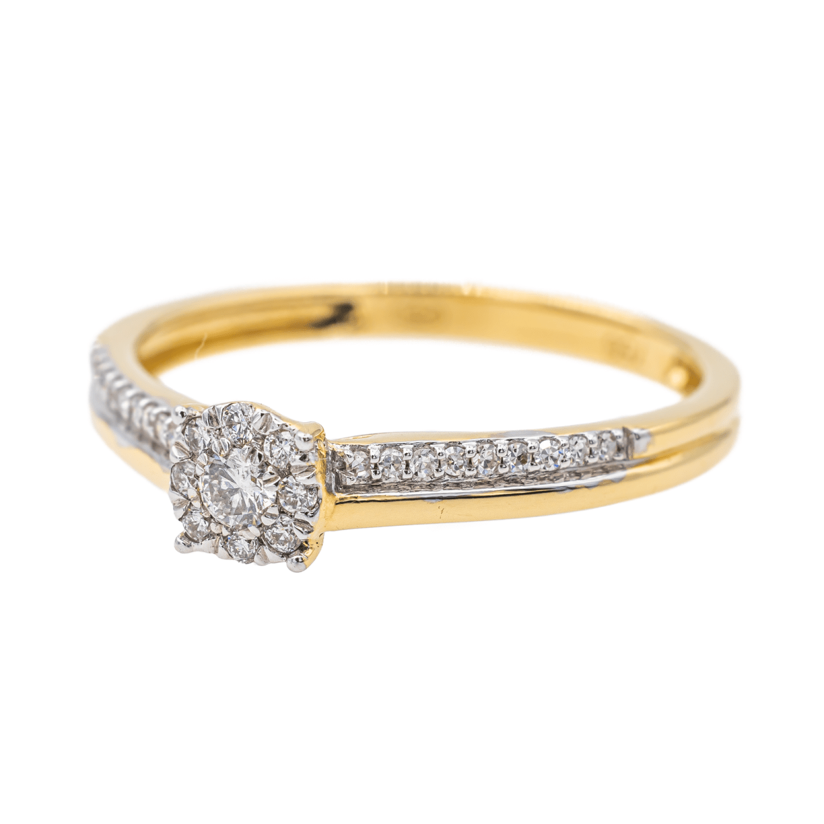 Bague Or jaune Diamant - Castafiore