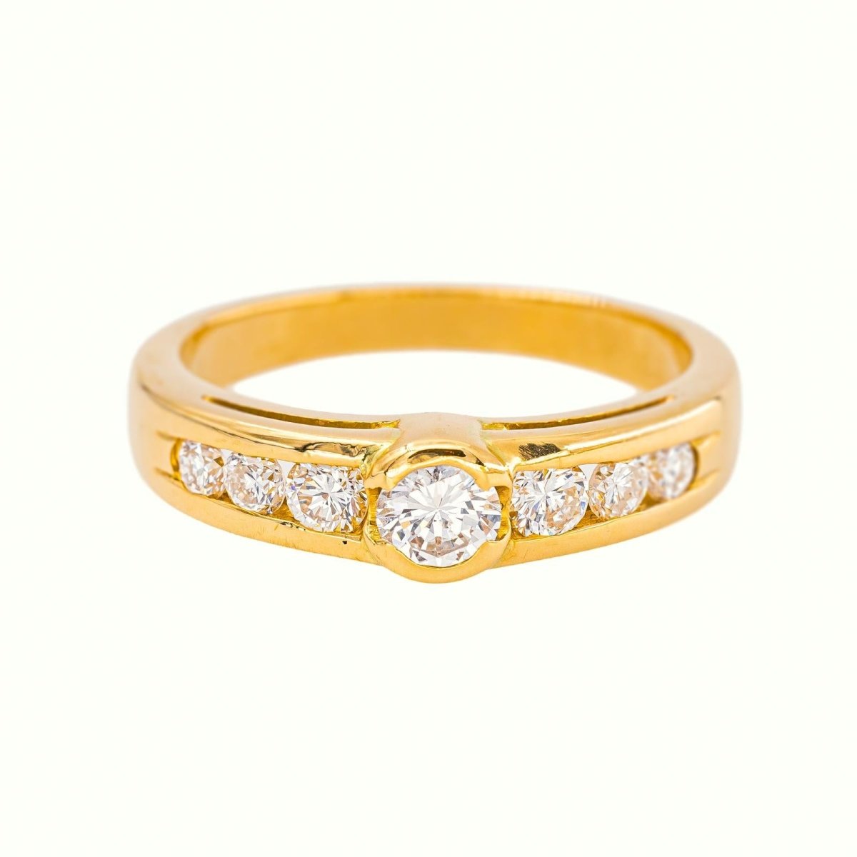 Bague Or jaune Diamant - Castafiore