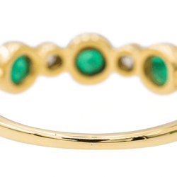 Bague Or jaune Emeraude - Castafiore