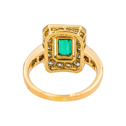 Bague Or jaune Emeraude - Castafiore