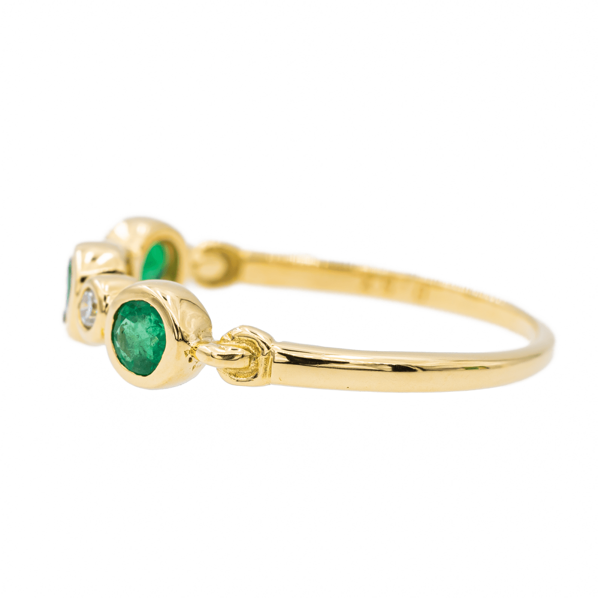 Bague Or jaune Emeraude - Castafiore