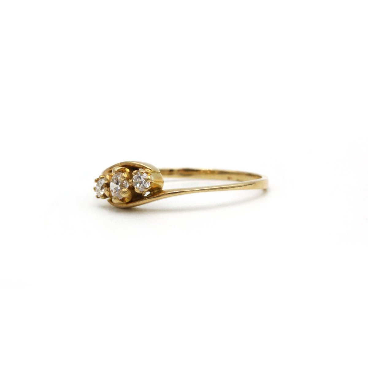 Bague - Or jaune et diamants - Castafiore