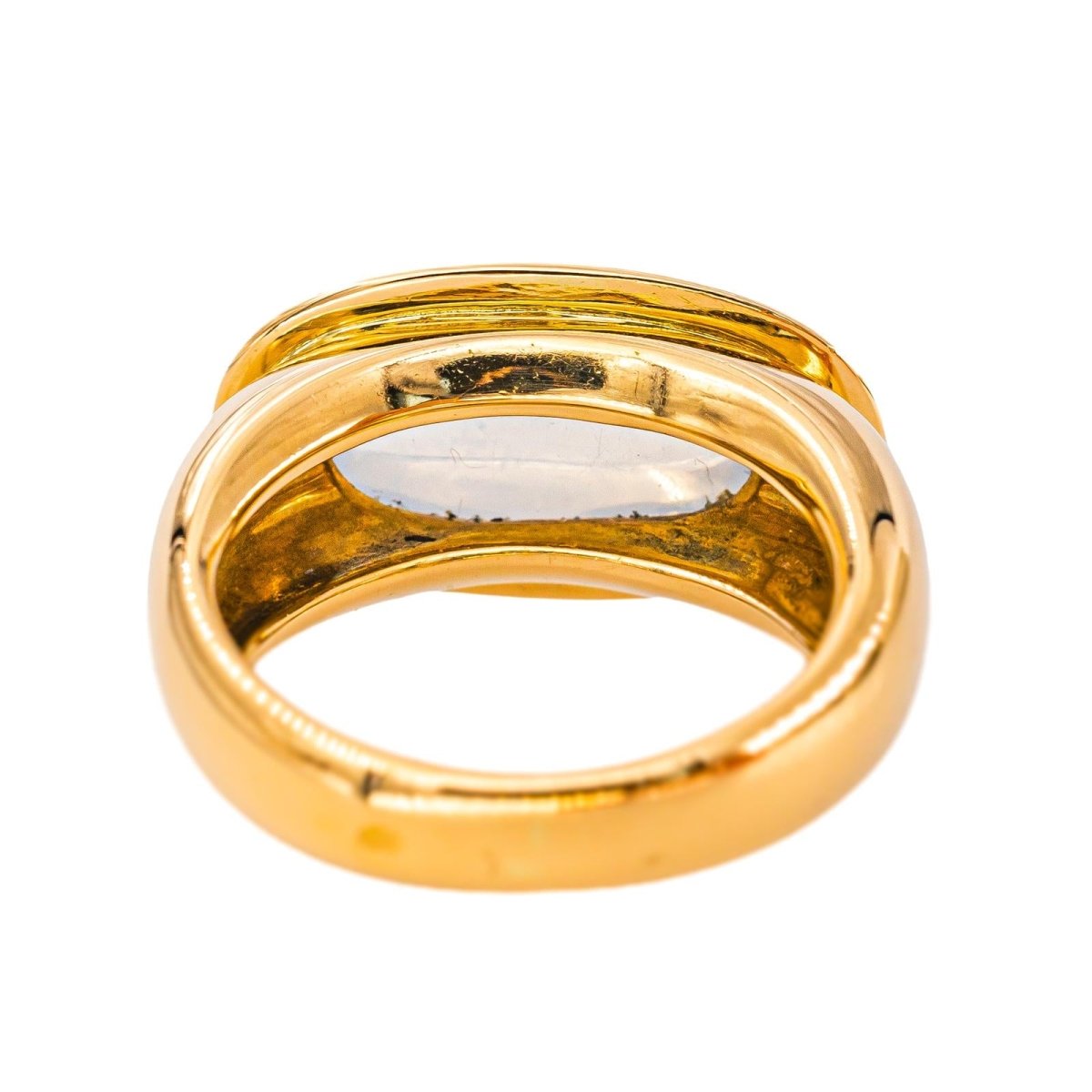 Bague Or jaune Pierre de lune - Castafiore