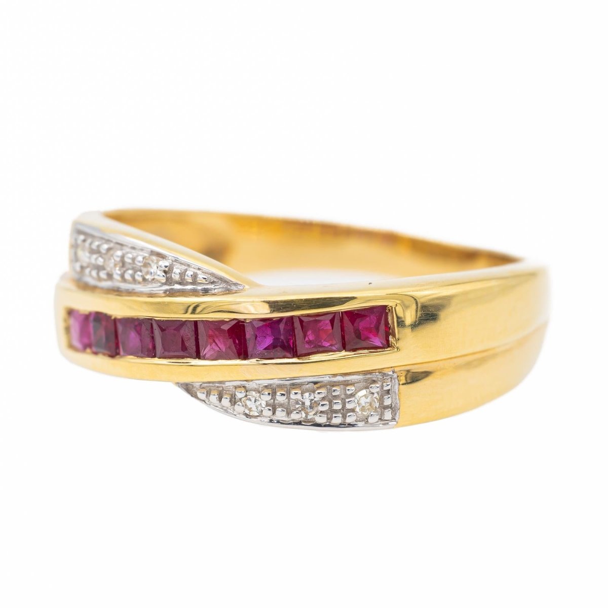 Bague Or jaune Rubis - Castafiore