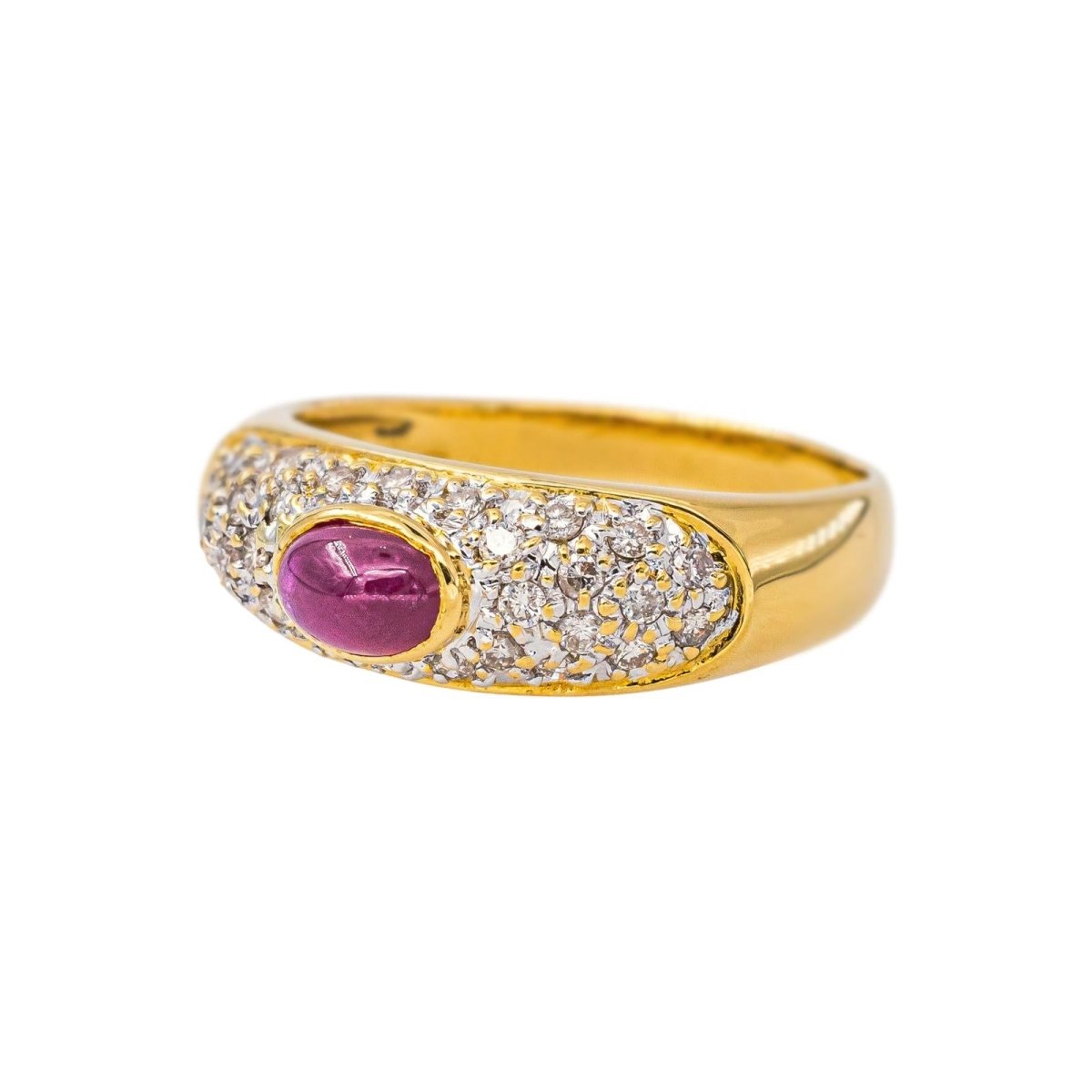 Bague Or jaune Rubis - Castafiore