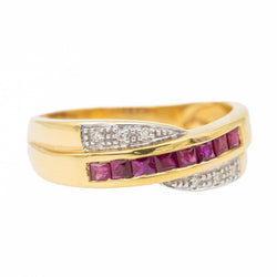 Bague Or jaune Rubis - Castafiore