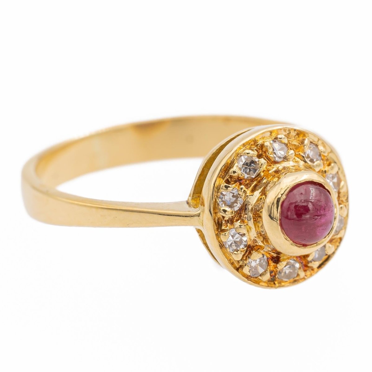 bague Or jaune Rubis - Castafiore