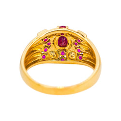 Bague Or jaune Rubis - Castafiore