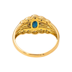 Bague Or jaune Saphir - Castafiore