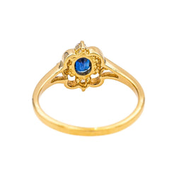Bague Or jaune Saphir - Castafiore
