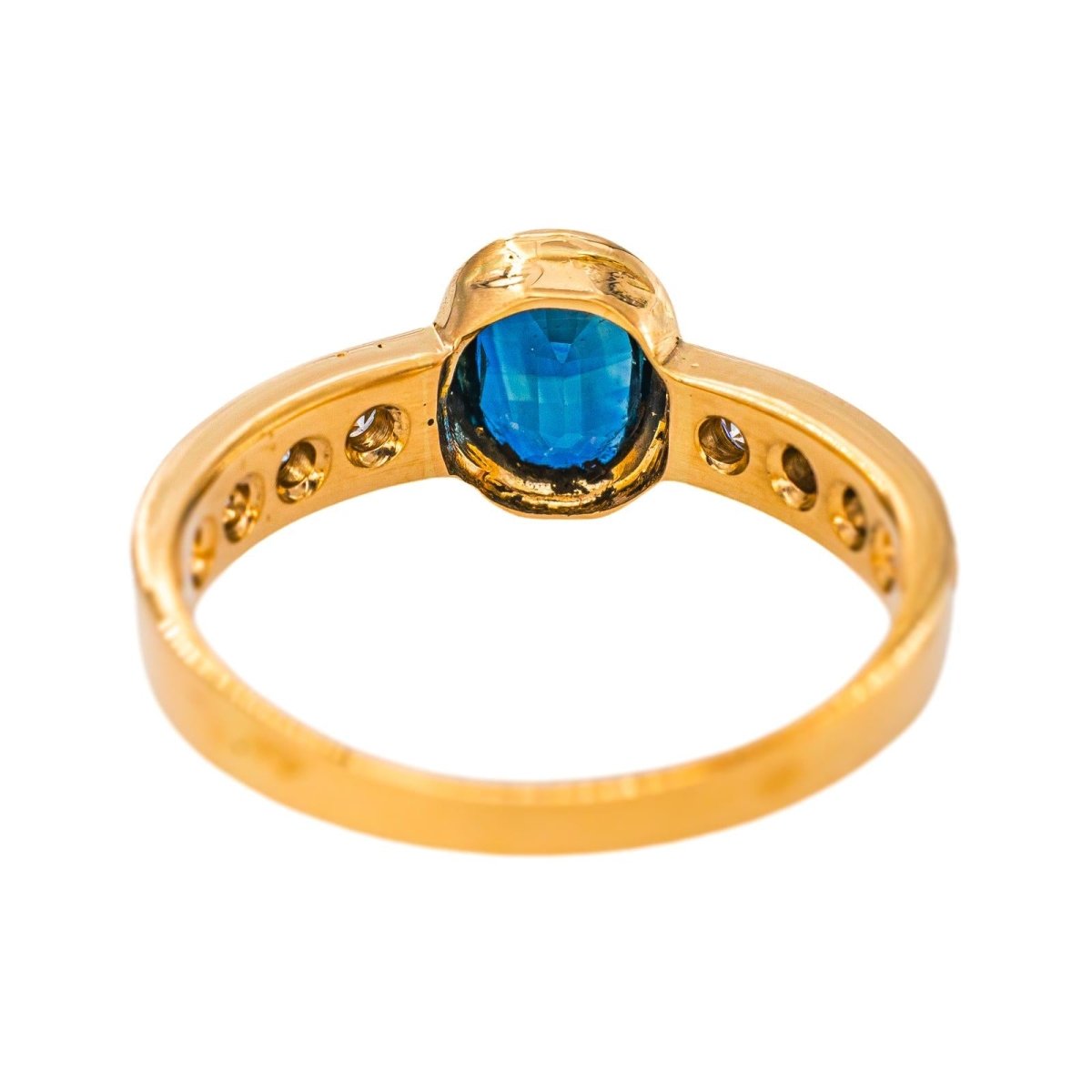Bague Or jaune Saphir - Castafiore