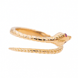 Bague Or jaune Saphir - Castafiore