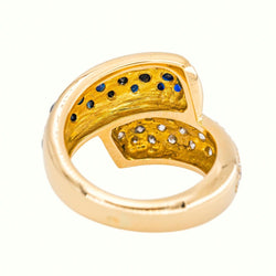 Bague Or jaune Saphir - Castafiore