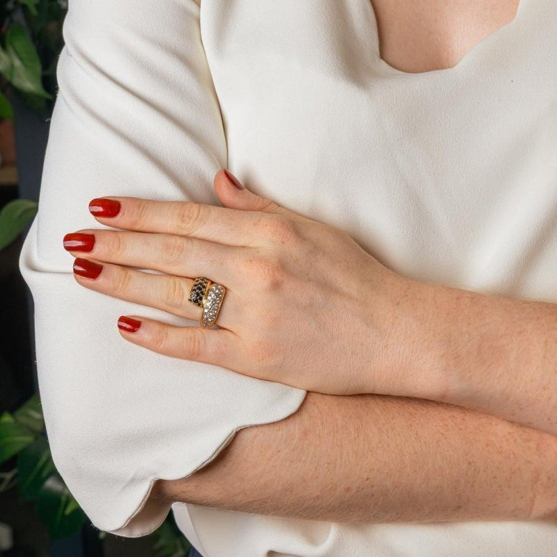 Bague Or jaune Saphir - Castafiore