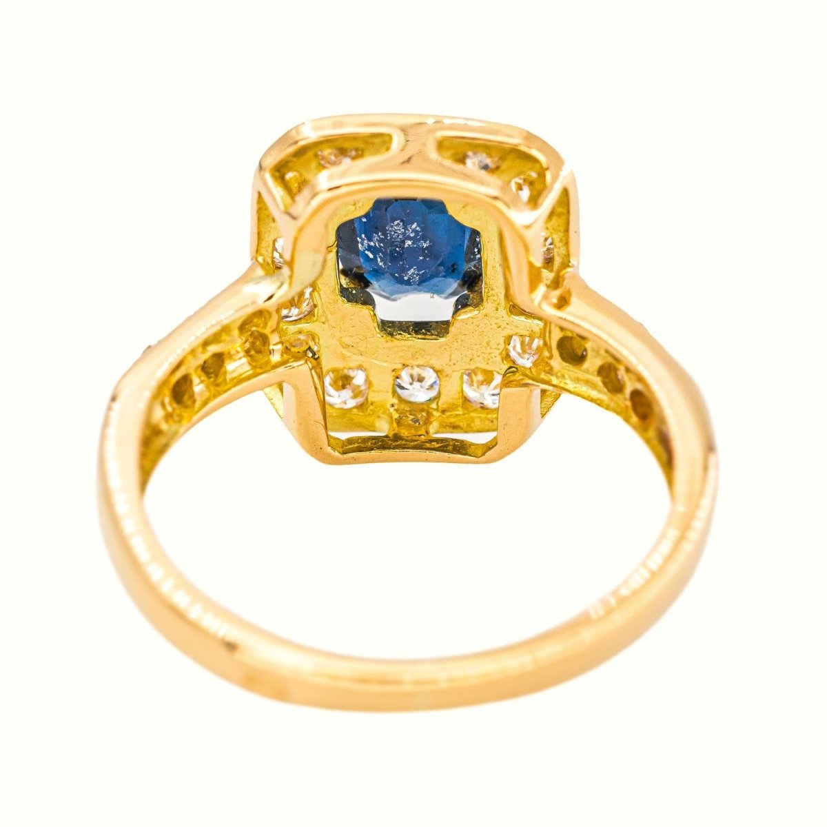 Bague Or jaune Saphir - Castafiore