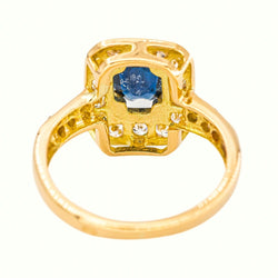 Bague Or jaune Saphir - Castafiore