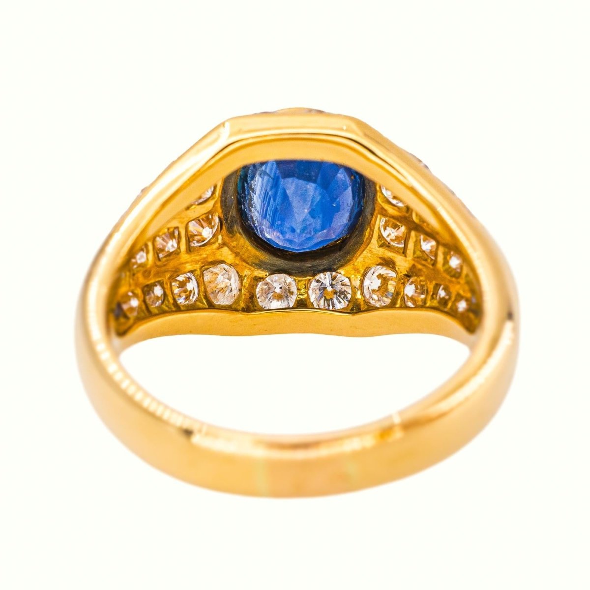 Bague Or jaune Saphir - Castafiore