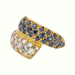Bague Or jaune Saphir - Castafiore