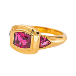 Bague Or jaune Tourmaline - Castafiore