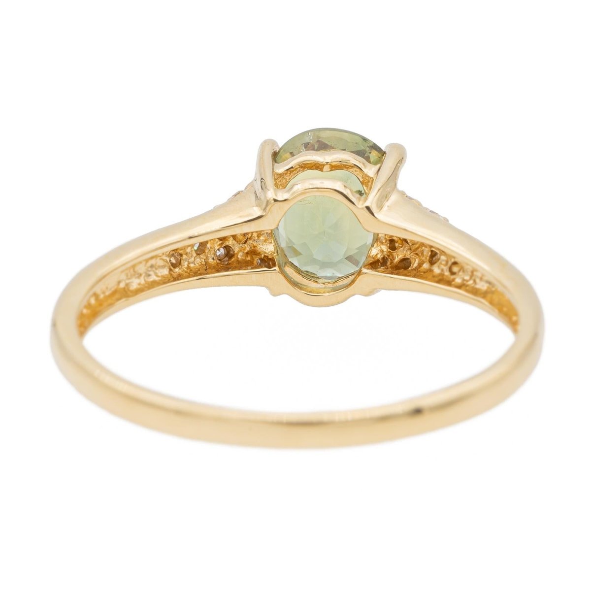 Bague Or jaune Zircon - Castafiore