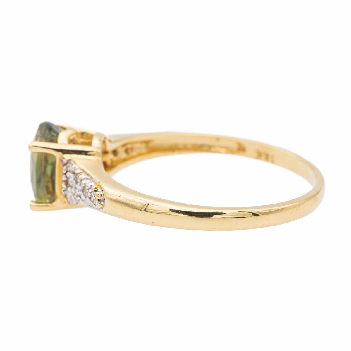 Bague Or jaune Zircon - Castafiore
