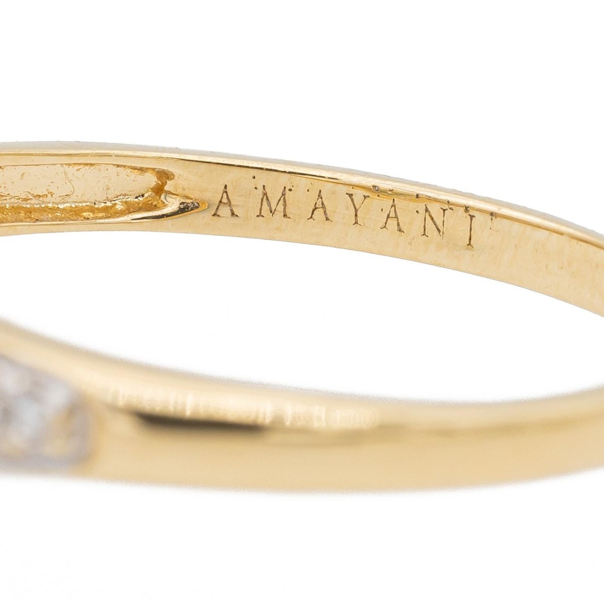 Bague Or jaune Zircon - Castafiore