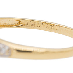 Bague Or jaune Zircon - Castafiore